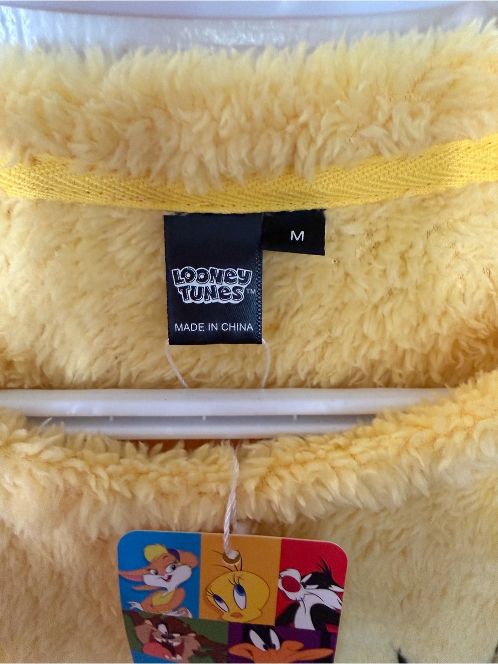 Warner Bros. Tweety Plush Face Crewneck Sweater - Yellow - Picture 2 of 3